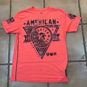 American Fighter Pink Tee Medium